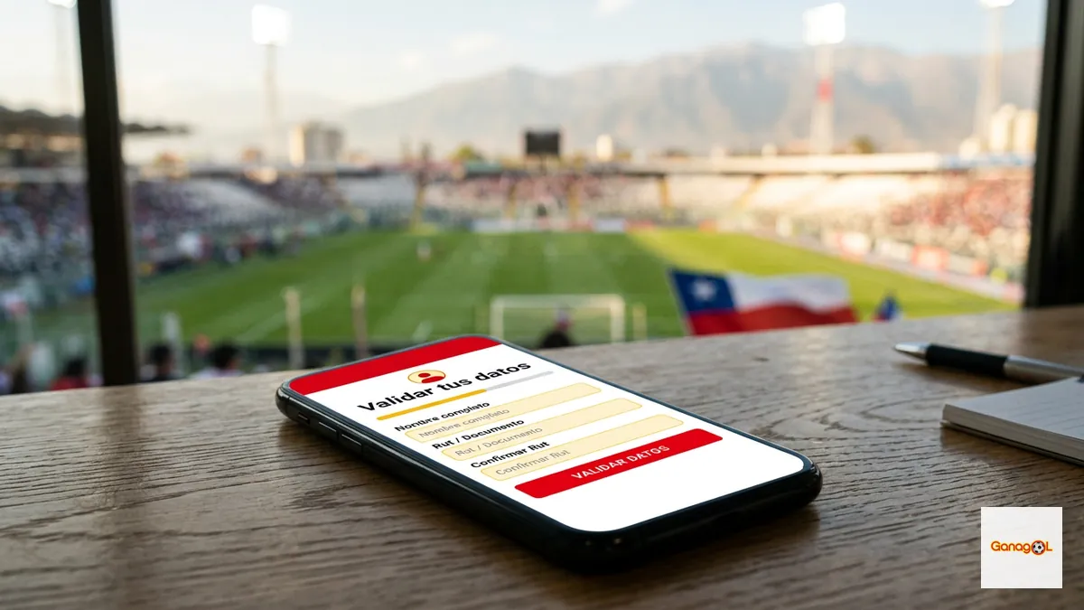 Formulario para validar datos del perfil de Ganagol antes de procesar un retiro
