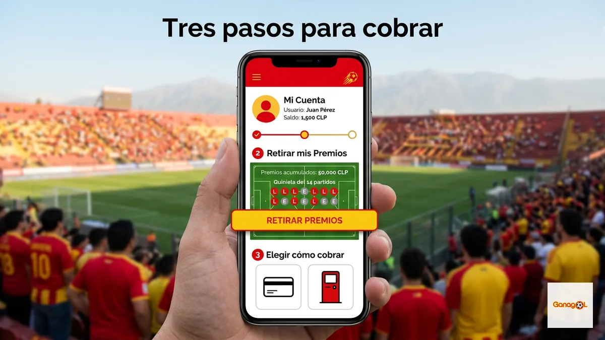 Tres pasos para retirar un premio de Ganagol desde la app o el sitio