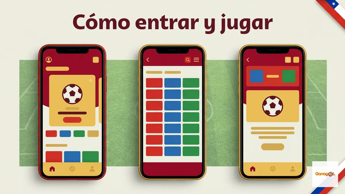 Pasos para entrar y jugar en el sitio oficial de Ganagol desde Chile